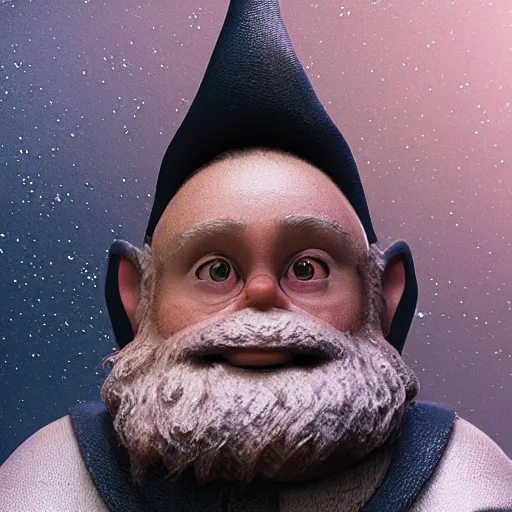 Prompt: A three-dimensional projection of a gnome from four-dimensional dwarf universe, cinematic illustration for Interstellar, the movie, octane render, dynamic lighting