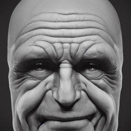 Image similar to avram glazer as the devil, owner of manchester united football club, portrait, pure evil, devils horns, avram glazer, satan, hell, 8 k, hyperrealism, symmetry, volumetric lighting - h 9 6 0