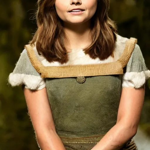 Image similar to jenna coleman as a wood elf