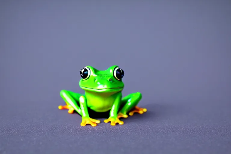 Prompt: toy frog, california, in 2 0 1 5, perfect focus, scene from tv show hyper detailed 5 5 mm 8 5 mm, toy photography, made out of plastic