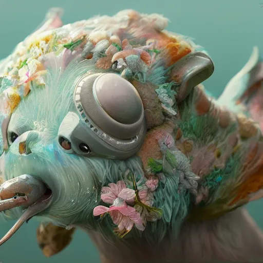 Prompt: highly detailed sureal cute animals made from hiper detailed pastel colour melting wax, cinematic, 8 k, octane, redshift, unreal 5, artstation, behance, deviantart, vray, well rendered : 1 by ellen jewett, 4 k resolution, trending on artstation, very very detailed, masterpiece, stunning