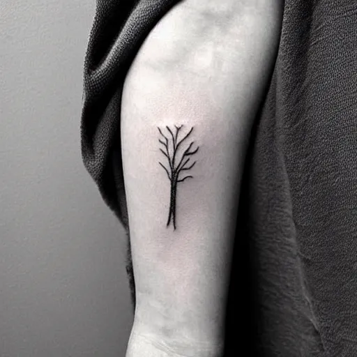 Image similar to cool minimal tattoo