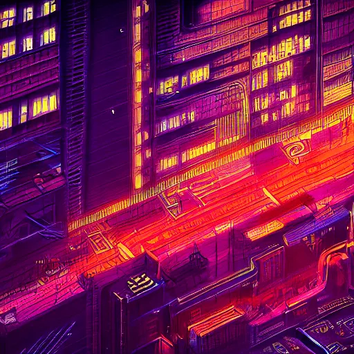 Image similar to night city, retro wave, night, neon, post - soviet cyberpunk, russian doomer cyberpunk, pixel art, high detail, sharp focus, different angles, 4 k