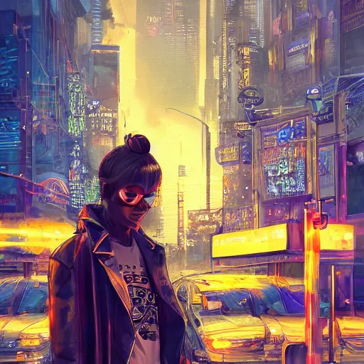 Prompt: a beautfiul award winning commission portrait of an anthro tiger in the neon cyberpunk city at night,wearing a leather jacket,glow effect,detailed face,photorealistic,character design by charles bowater,ross tran,deviantart,artstation,digital art,hyperdetailed,realistoc,western comic style,vfx,dramatic,fantasy,dream-like