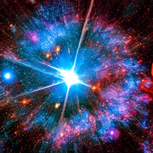 Prompt: close - up of a supernova