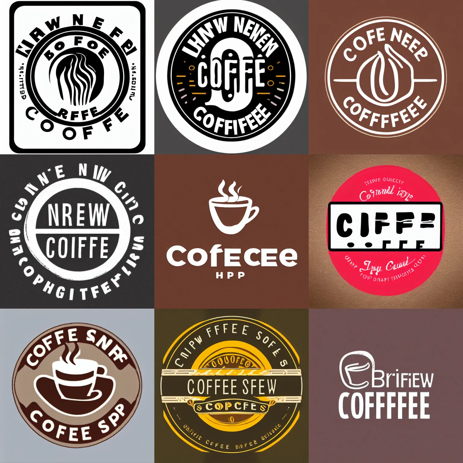 A Brand New Coffee Shop Logo Stable Diffusion OpenArt