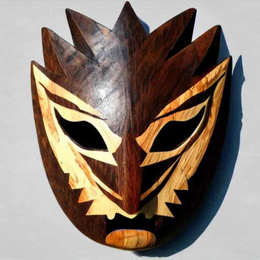 Image similar to monster hunter wooden mask