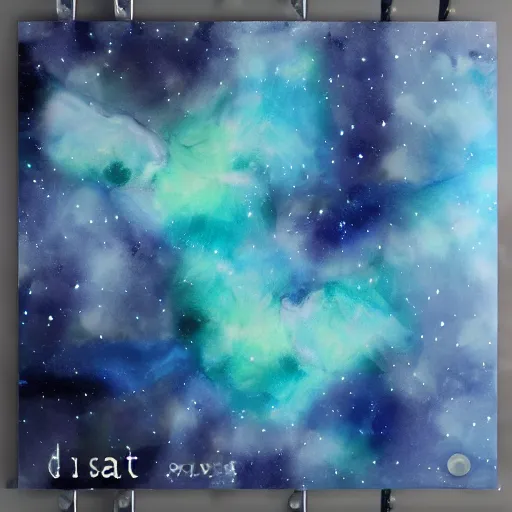 Image similar to frosted astral glacial scarves watercolor artwork confirmed orb