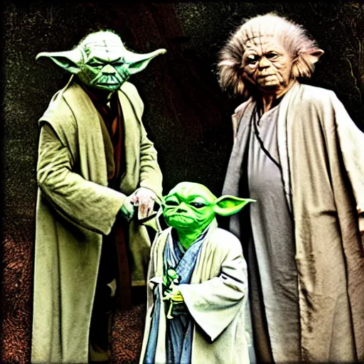 Prompt: Sale Goodman, yoda, photographic