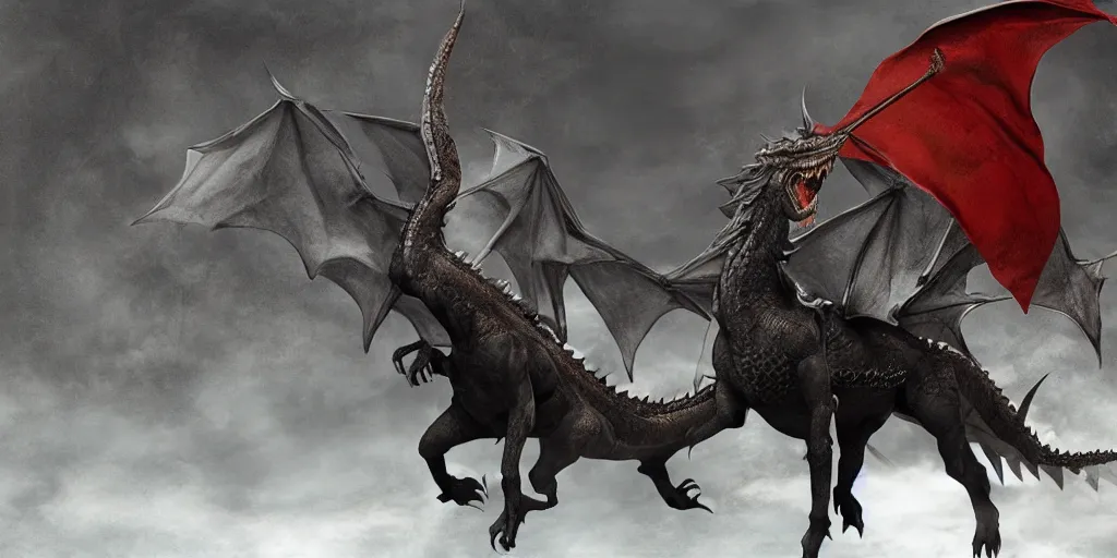 Prompt: Vladimir Putin riding a dragon photorealism, clear photography