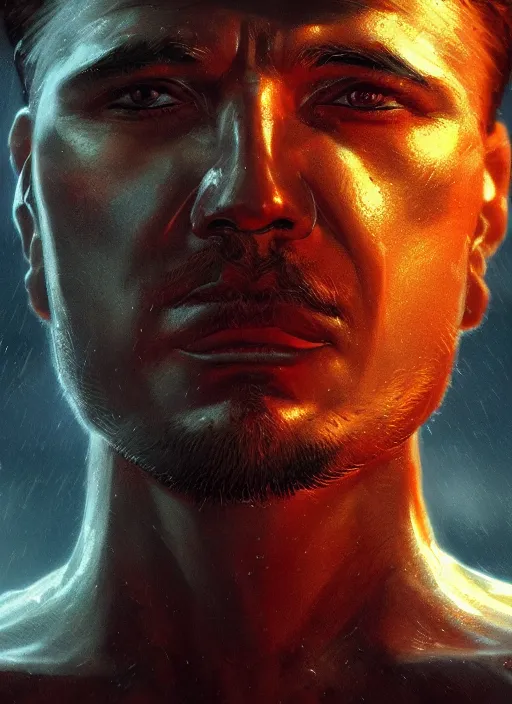 Prompt: portrait xango god of the thunders, dramatic lighting, cinematic, establishing shot, extremly high detail, foto realistic, post processed, artstation, matte painting, style by alex ross