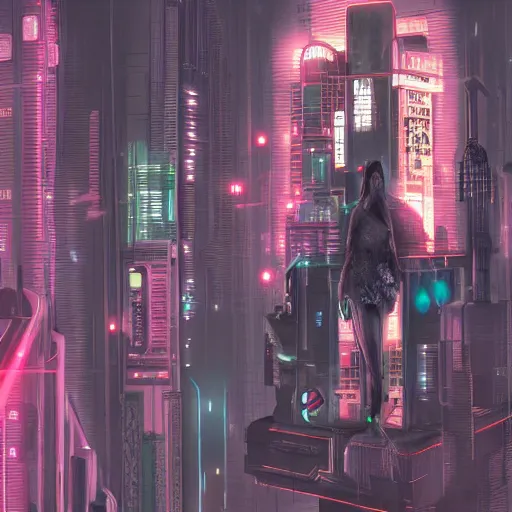 Image similar to sleep deprived, cyberpunk