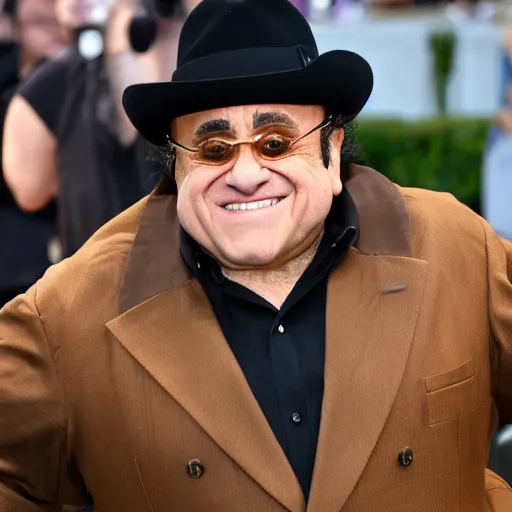 Image similar to Danny Devito plays Jotaro Kujo in the JoJo live action movie