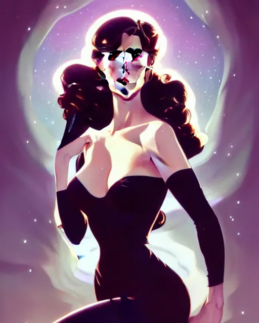 Image similar to a pin up and beautiful fashion charming dreamlke jennifer connelly, symmetrical face symmetrical eyes, character art, art by artgerm lau and wlop and and ilya kuvshinov and john singer sargent, joshua middleton comic art, frostbite 3 engine