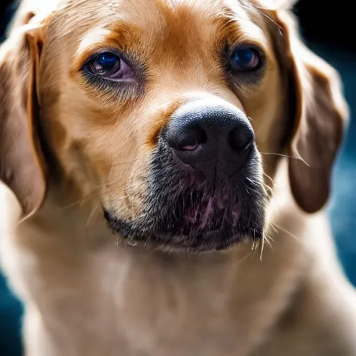 Prompt: ultra detailed photo of a dog with human skin