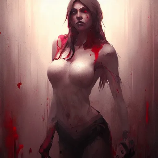 Prompt: horror art by greg rutkowski, artgerm, artstation, wlop, 8 k,