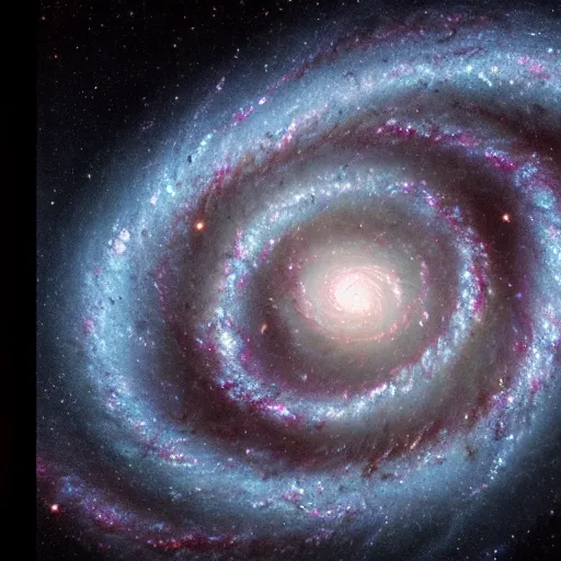 Image similar to Creator of Universe stars spiral galaxy, ultraReal 8k