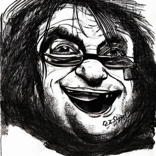 Prompt: danny devito in berzerk, art by kentaro miura