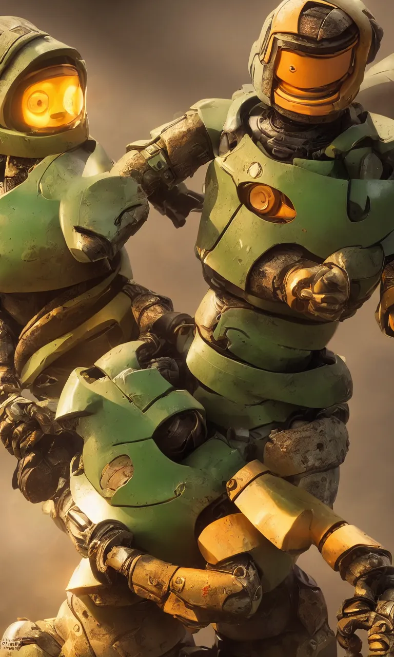 Prompt: mr bean as masterchief, 8k octane render