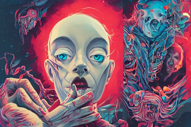 Image similar to night of the living dead, tristan eaton, victo ngai, artgerm, rhads, ross draws