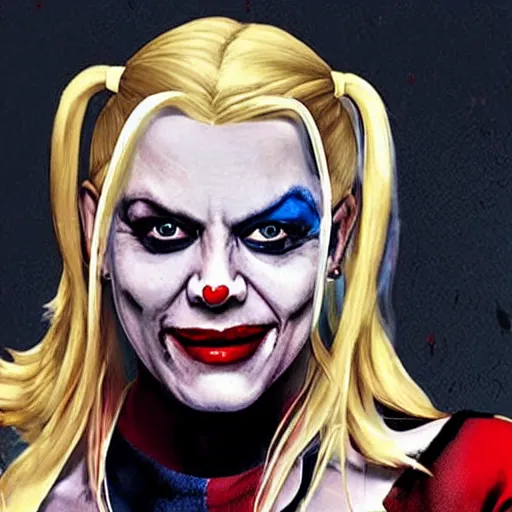 Image similar to Skyler White as harley quinn