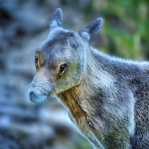 Image similar to A new, never before seen creature, nature photograph, nature lighting, realistic, close up, 8k ultra high detail.