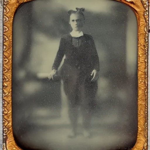 Image similar to tintype photo, underwater, mutant