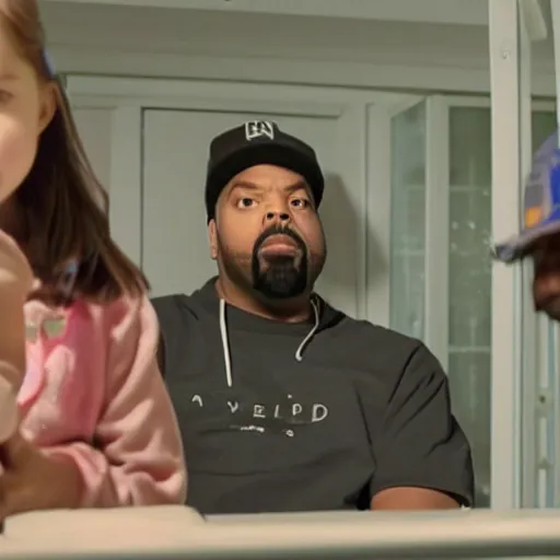 Image similar to , a photo of a girl inside and ice cube looking at a girl trying to melt the ice cube 8 k