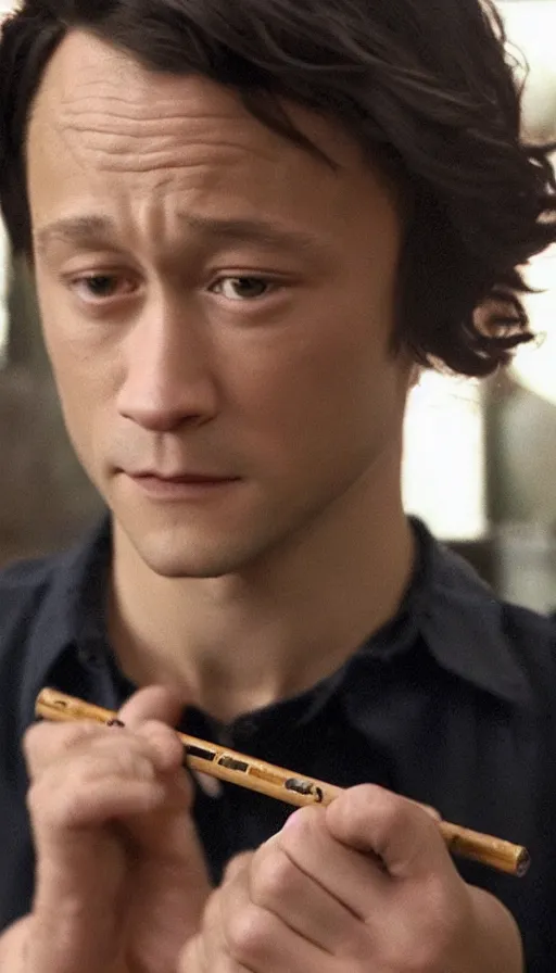 Prompt: joseph gordon levitt smoking waterpipe, insane, intricate, highly detailled, sharp focus 8k