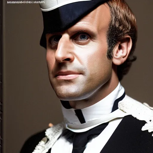 Prompt: portrait of emmanuel macron dressed as napoleon in parliament, natural light, sharp, detailed face, magazine, press, photo, steve mccurry, david lazar, canon, nikon, focus