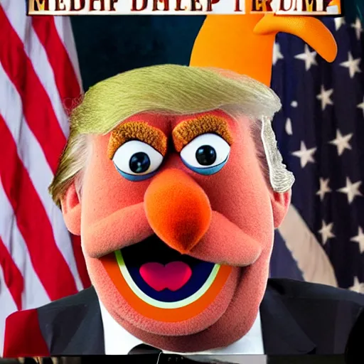 Image similar to Muppet Donald Trump