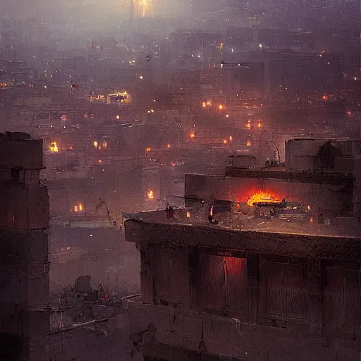 Image similar to the city of erbil by greg rutkowski