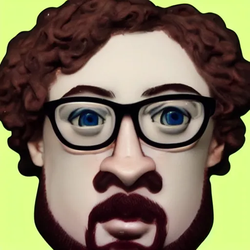 Prompt: a portrait of sam hyde, highly detailed, in the style of funko pop