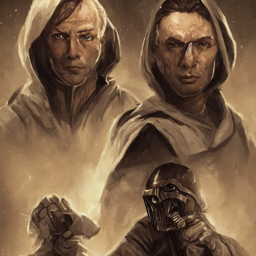 Image similar to portrait of pierre emmanuel saubade by greg aenaluck, jedi knight, he is 4 0 years old, star wars expanded universe, highly detailed portrait, digital painting, artstation, concept art, smooth, sharp foccus ilustration, artstation hq