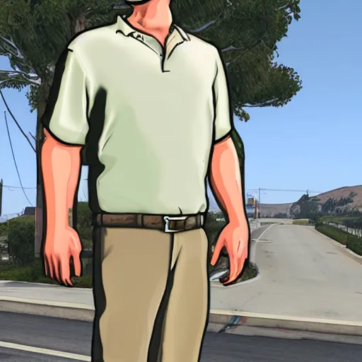 Image similar to Hank Hill in GTA V