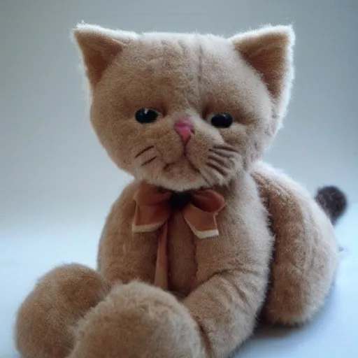 Image similar to cute kitten stuffed animal