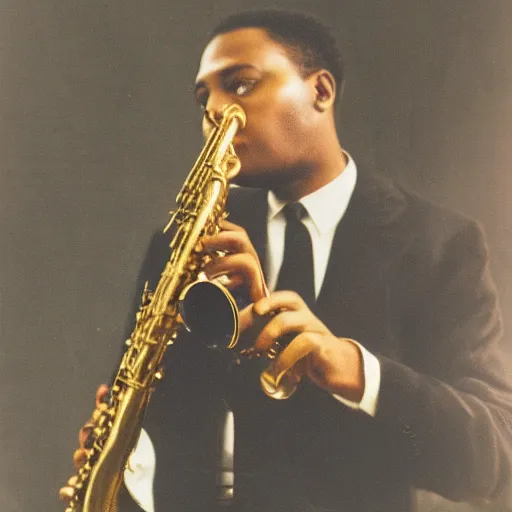 Image similar to berry b benson playing saxophone