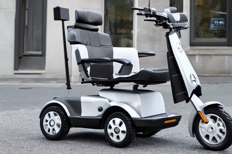 Image similar to a mobility scooter designed and produced by mercedes - benz