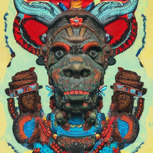 Image similar to portrait of xolotl