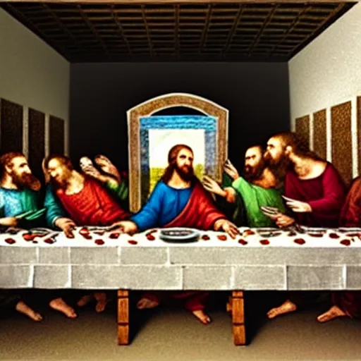 Image similar to last supper