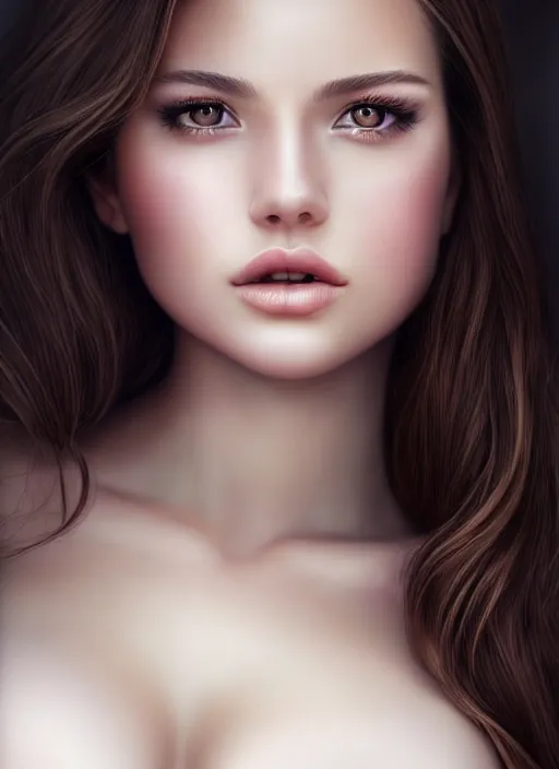 Image similar to a gorgeous female photo, professionally retouched, soft lighting, realistic, smooth face, full body shot, torso, dress, perfect eyes, wide angle, sharp focus on eyes, 8 k high definition, insanely detailed, intricate, elegant, art by artgerm and jason chan and mark litvokin