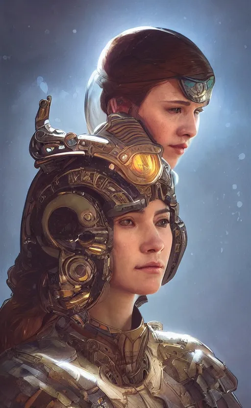 Image similar to portrait of a female warrior wearing a semi transparent carbon shell, plastic, science fiction, intricate, headshot, highly detailed, digital painting, artstation, concept art, sharp focus, cinematic lighting, illustration, art by artgerm and greg rutkowski, alphonse mucha, cgsociety
