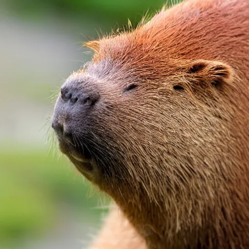 Image similar to Capybara smoking cigar