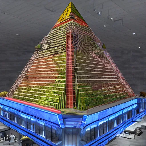 Prompt: “Bass pro shop pyramid in Memphis, year 2134, futuristic, 4k, trending on Unreal Engine, 8k, hyperrealistic, shining, gradiental”