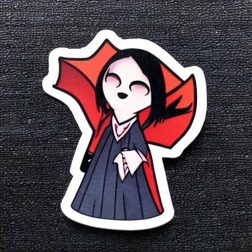 Image similar to cute d & d vampire character sticker