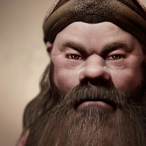 Prompt: realistic portrait of a dwarf cleric, high detail, 8 k, octane render, dark fantasy