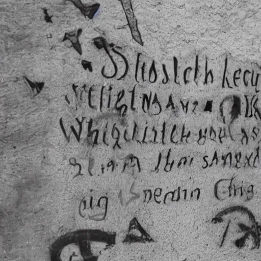 Image similar to satan worshippers have been reported in the area and strange symbols have been found scrawled in blood on the walls of the local church. the town is in a panic and no one knows what to do. then, one night, the church bells start ringing on their own and people start disappearing