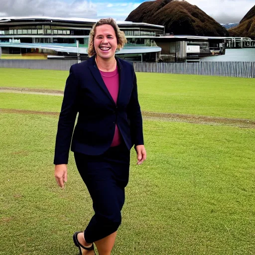 Image similar to a female member of parliament for aotearoa new zealand