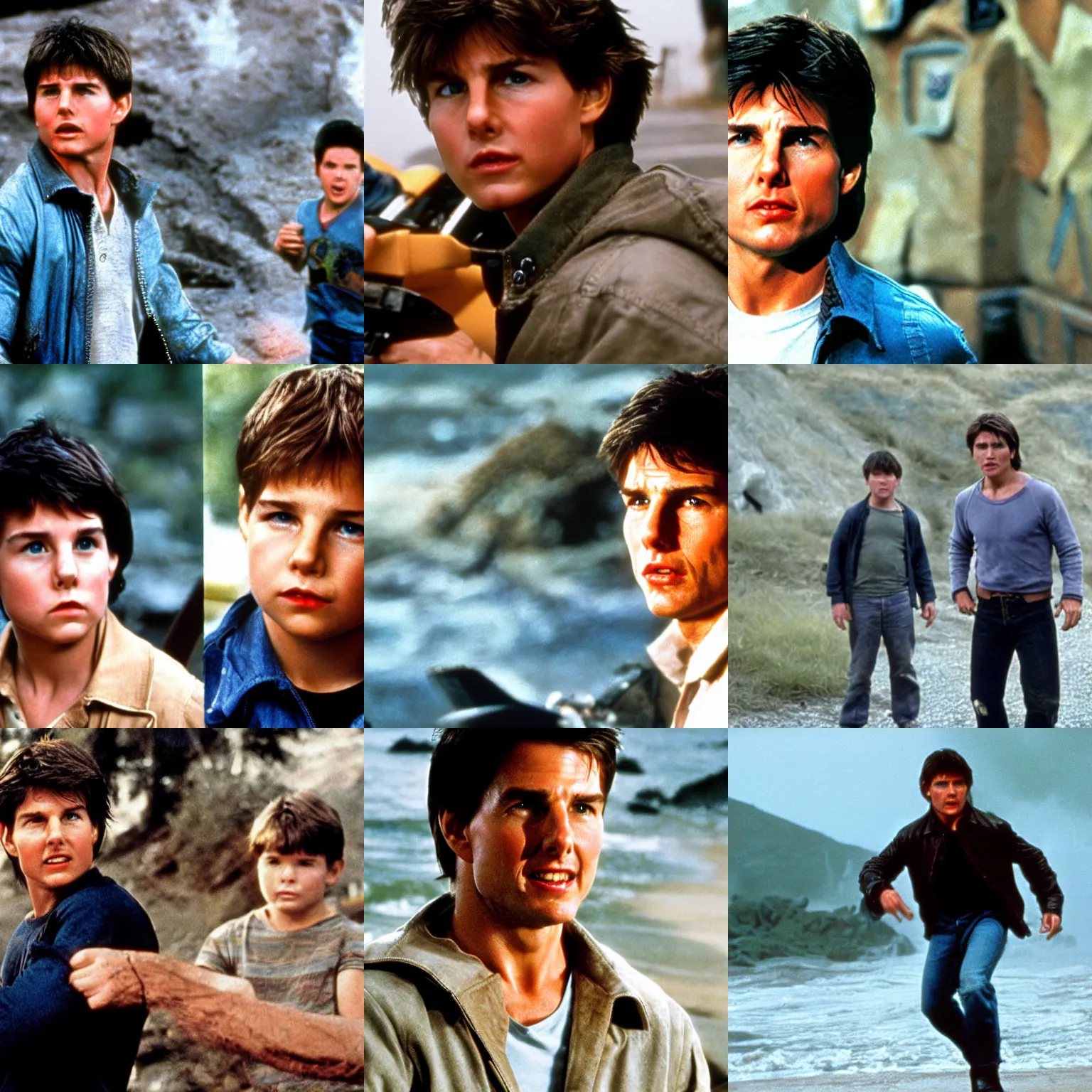 Prompt: tom cruise starring in goonies