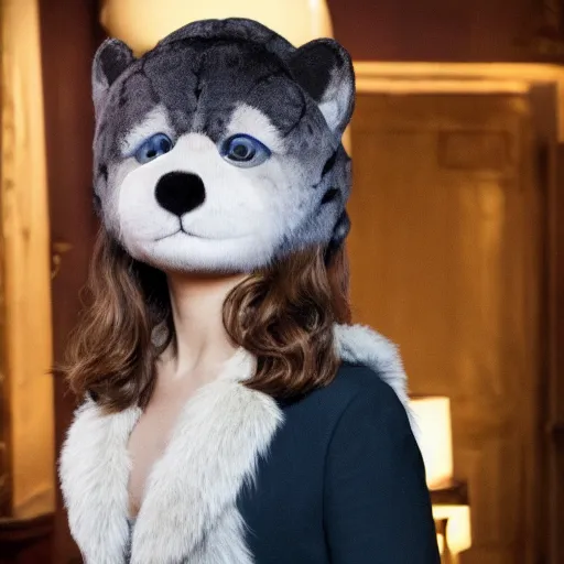 Image similar to jenna coleman as a furry